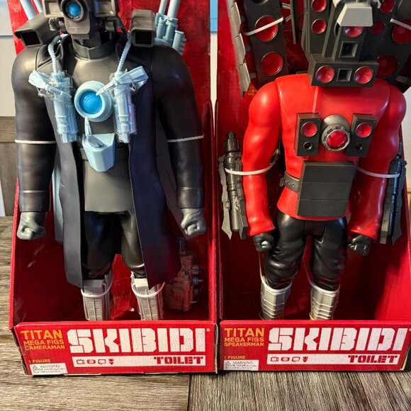 New Skibidi Toilet 24” Titan Figure - Speakerman & Cameraman - Picture 2 of 3